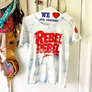 NWT Chaser David Bowie Rebel tee